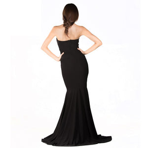 Women Dresses - Black Mermaid Dress