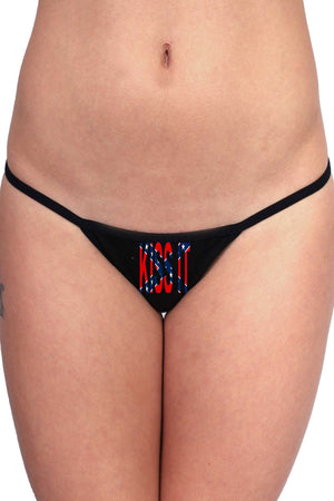Women's Sexy Thong Kiss It - Rebel