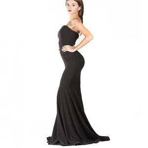 Women Dresses - Black Mermaid Dress