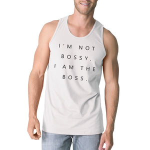 Workout Tank Tops - I'm Not Bossy Mens Funny Saying Gym Tank Top Humorous Gift For Him
