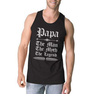 Workout Tank Tops - Vintage Gothic Papa Mens Lovely Gym Fathers Day Sleeveless Top
