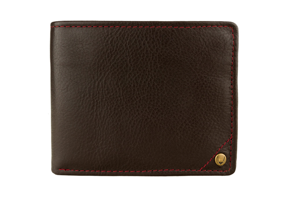 Best Leather Wallets - Hidesign Angle Stitch Leather Multi-Compartment Leather Wallet