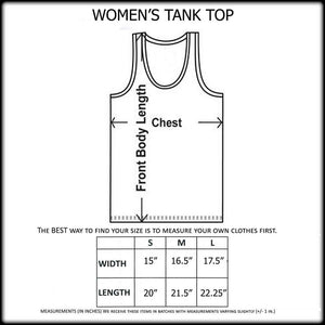 Women's Tank Top Slashed Back Burnout