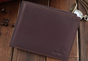 HORNBULL Maddison Men's Navy Genuine Leather Wallet