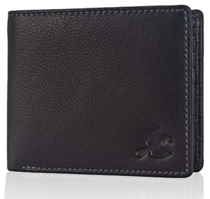 HORNBULL Maddison Men's Navy Genuine Leather Wallet