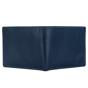 HORNBULL Maddison Men's Navy Genuine Leather Wallet
