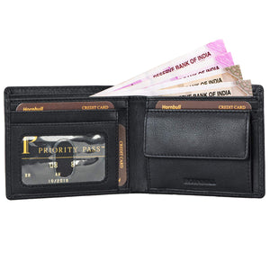 HORNBULL Maddison Men's Navy Genuine Leather Wallet