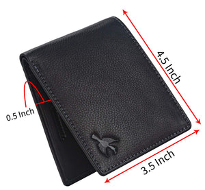 HORNBULL Maddison Men's Navy Genuine Leather Wallet