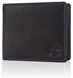 HORNBULL Maddison Men's Navy Genuine Leather Wallet