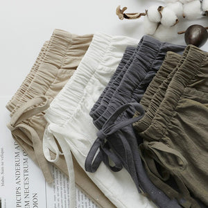 New Hot Summer Casual Cotton Linen Shorts