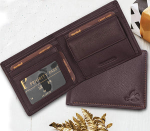HORNBULL Maddison Men's Navy Genuine Leather Wallet