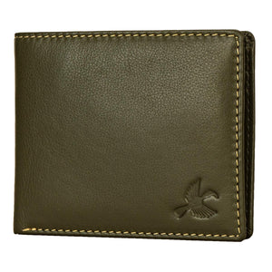 Men's Navy Genuine Leather Wallet