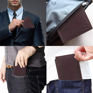 HORNBULL Maddison Men's Navy Genuine Leather Wallet