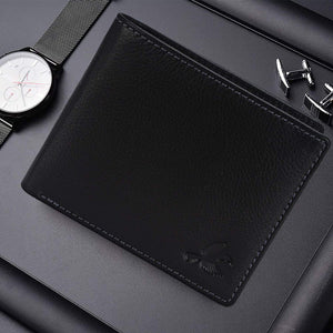 HORNBULL Maddison Men's Navy Genuine Leather Wallet