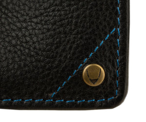 Best Leather Wallets - Hidesign Angle Stitch Leather Slim Trifold Wallet