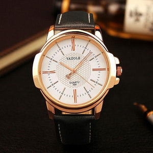 Men's Watches - Rose Gold Quartz Watch