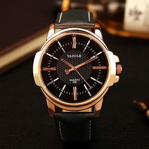 Men's Watches - Rose Gold Quartz Watch