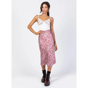 Summer Women's New Versatile Slim Thin Mid-Length Love Skirt