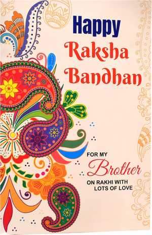 1 Rakhi - Blue Rakhi With Ferrero Rocher Chocolate Box Or Kaju Katli