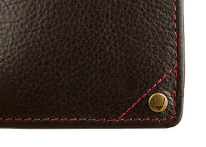 Best Leather Wallets - Hidesign Angle Stitch Leather Slim Bifold Wallet