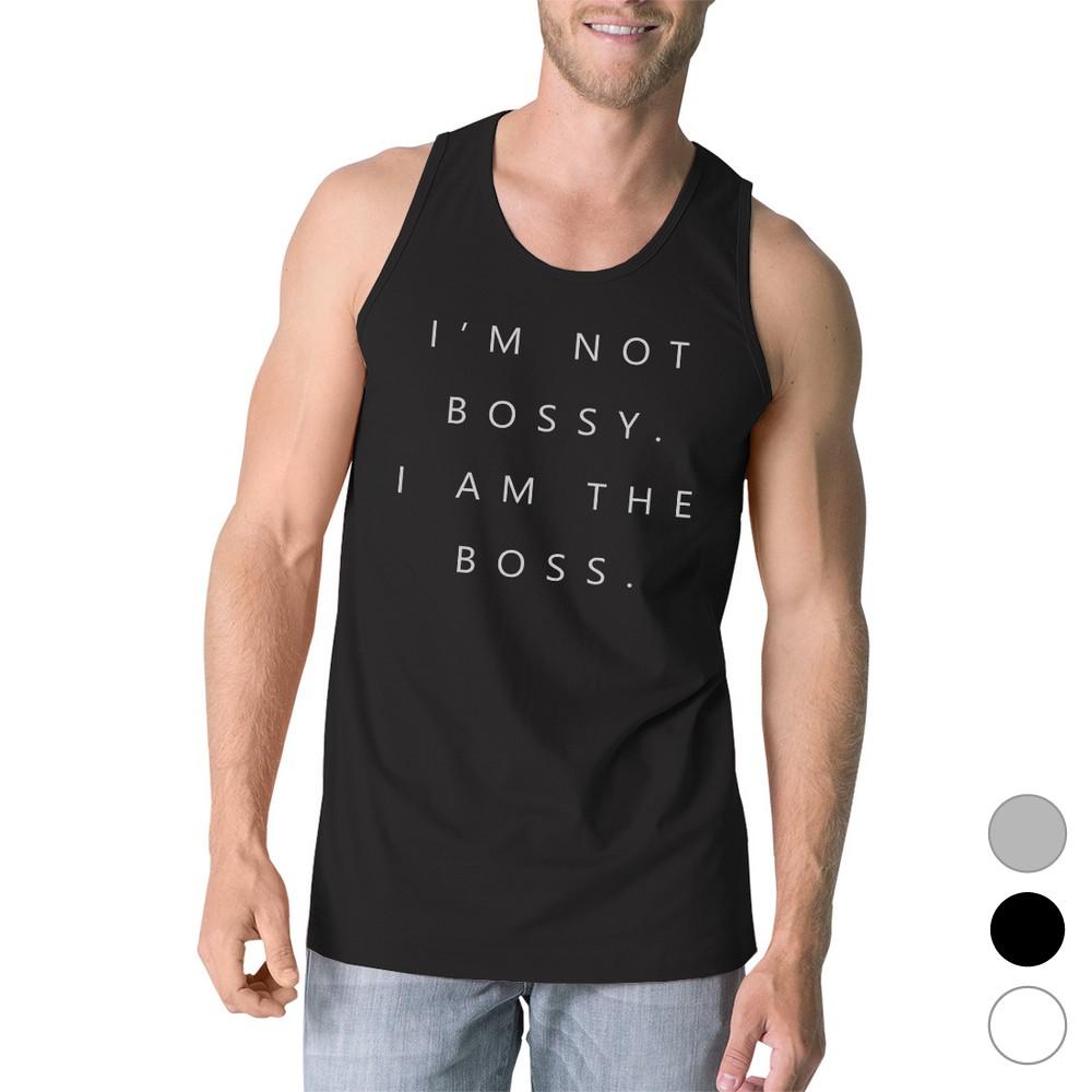 Workout Tank Tops - I'm Not Bossy Mens Funny Saying Gym Tank Top Humorous Gift For Him