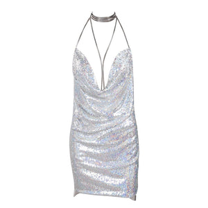 Women Dresses - Sexy Sequined Party Dress