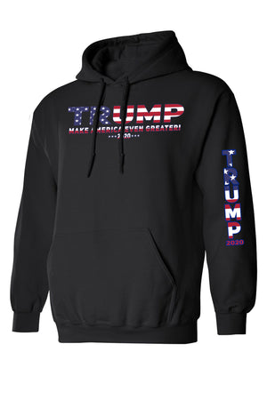 Unisex Trump USA Make America Even Greater Pullover Hoodie