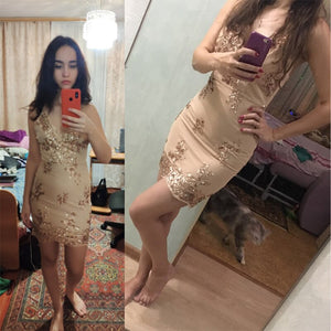 Sexy Club Outfits Sequins Summer Dress Women Mini Black Bodycon Party Dress Vintage Woman Sukienki Dresses Vestidos Clothes