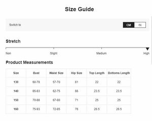 Girls Cut-out Side Bikini Swimsuit