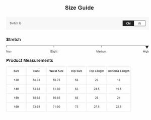 Girls Solid Bikini Swimsuit