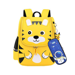 Fengdong Little Girl School Bags Kids Cute Bookbag Rainbow Schoolbag Small Backpack Student Pencil Bag Set Kindergarten Backpack