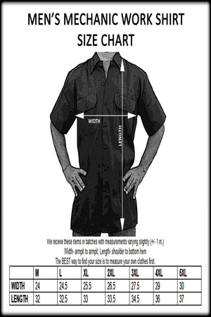 Men's Mechanic Work Shirt American Dream USA Pride