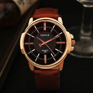 Men's Watches - Rose Gold Quartz Watch