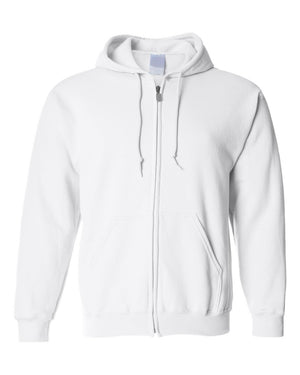 Men's/Unisex Zip-Up Hoodie California Republic Bad To The Bone Biker