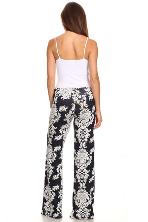 Women's Printed Palazzo Pants Made in USA
