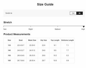 Girls Solid Bikini Swimsuit